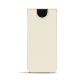 Pochette cuir Samsung Galaxy S21 FE - Blanc PU