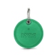 Porta-chaves em couro - Menthe vintage ( Pantone 562C ) 