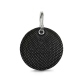 Leather key ring - Serpent nero