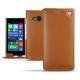 Nokia Lumia 730 - 735 leather case - Marron ( Nappa - Pantone 1615C ) 