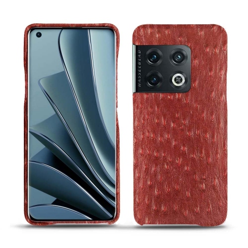 OnePlus 10 Pro: Warum sollten Sie sich für eine Lederhülle entscheiden?Autruche ciliegia ( Pantone #a4343a ) 