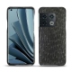 Lederschutzhülle OnePlus 10 Pro - Autruche nero