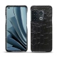 OnePlus 10 Pro leather cover - Crocodile nero