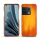 Coque cuir OnePlus 10 Pro - Orange Patine