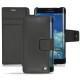 Housse cuir Samsung Galaxy Note Edge  - Noir ( Nappa - Black ) 