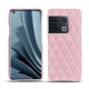 Capa em pele OnePlus 10 Pro - Rose - Couture ( Nappa - Pantone 2365C ) 