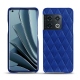 Capa em pele OnePlus 10 Pro - Bleu océan - Couture ( Nappa - Pantone 293C ) 