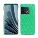 Coque cuir OnePlus 10 Pro - Menthe vintage - Couture