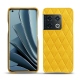Coque cuir OnePlus 10 Pro - Jaune soulèu - Couture