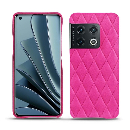 OnePlus 10 Pro : pourquoi opter pour une coque en cuir ?Rose BB - Couture ( Pantone #DB599F )