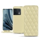 Housse cuir OnePlus 10 Pro - Beige - Couture ( Nappa - Pantone 7502C ) 