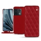 Lederschutzhülle OnePlus 10 Pro - Rouge - Couture ( Nappa - Pantone 199C ) 