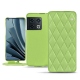 Funda de piel OnePlus 10 Pro - Vert olive - Couture ( Nappa - Pantone 578U ) 