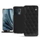 Lederschutzhülle OnePlus 10 Pro - Ebène - Couture ( Sleek P C12 - Black ) 