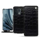 Capa em pele OnePlus 10 Pro - Crocodile nero