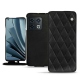 가죽 커버 OnePlus 10 Pro - Negre poudro - Couture