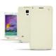 Lederschutzhülle Samsung SM-N910 Galaxy Note 4  - Blanc ( Nappa - White ) 