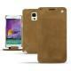 Lederschutzhülle Samsung SM-N910 Galaxy Note 4  - Sable vintage ( Roughtcut - Gaucho#57254 ) 