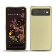Coque cuir Google Pixel 6 - Beige ( Nappa - Pantone 7502C ) 