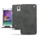 Funda de piel Samsung SM-N910 Galaxy Note 4  - Dark vintage ( Roughtcut - Black#5256 ) 