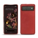 Capa em pele Google Pixel 6 - Cerise vintage ( Pantone 185C ) 