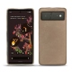 Google Pixel 6 leather cover - Taupe vintage ( Pantone 7530C ) 