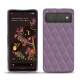 Lederschutzhülle Google Pixel 6 - Lilas - Couture ( Nappa - Pantone 2645U ) 