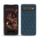 Custodia in pelle Google Pixel 6 - Indigo - Couture ( Pantone 303U ) 