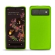 Google Pixel 6 leather cover - Vert fluo