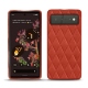 Coque cuir Google Pixel 6 - Arange clouquié - Couture