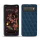 Lederschutzhülle Google Pixel 6 - Blu mediterran - Couture