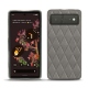 Funda de piel Google Pixel 6 - Acier vintage - Couture
