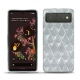 Custodia in pelle Google Pixel 6 - Platinium - Couture