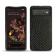 Lederschutzhülle Google Pixel 6 - Serpent nero