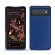 Lederschutzhülle Google Pixel 6 - Bleu Océan PU