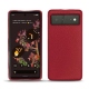 Google Pixel 6 leather cover - Rouge passion