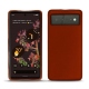 Coque cuir Google Pixel 6 - Orange Veggie