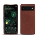 Coque cuir Google Pixel 6 Pro - Passion vintage ( Glutton - Red ) 