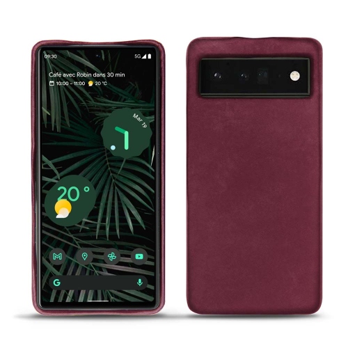 Capas de couro para Google Pixel 6 ProPrune vintage ( Pantone #612434 ) 