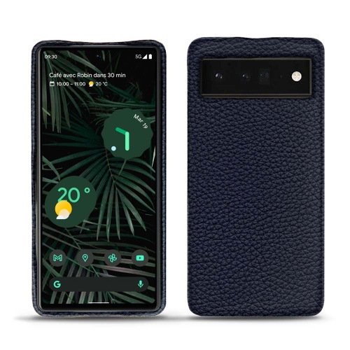 Fundas traseras de cuero para el Google Pixel 6 ProCobalt ( Pantone #2b253f ) 