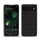 Custodia in pelle Google Pixel 6 Pro - Ebène - Couture ( Sleek P C12 - Black ) 