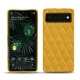 硬质真皮保护套 Google Pixel 6 Pro - Jaune soulèu - Couture