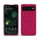 Google Pixel 6 Pro leather cover - Rose fluo - Couture