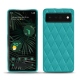 Google Pixel 6 Pro leather cover - Bleu fluo - Couture