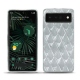 Custodia in pelle Google Pixel 6 Pro - Platinium - Couture