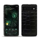 Lederschutzhülle Google Pixel 6 Pro - Crocodile nero