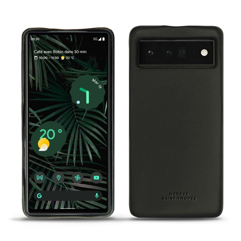 Lederschutzhülle Google Pixel 6 Pro - Noir PU