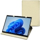 Microsoft Surface Pro 8 leather case - Ivoire ( Sleek P C12 - White ) 