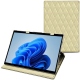 Housse cuir Microsoft Surface Pro 8 - Beige - Couture ( Nappa - Pantone 7502C ) 