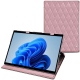 Microsoft Surface Pro 8 leather case - Rose - Couture ( Nappa - Pantone 2365C ) 